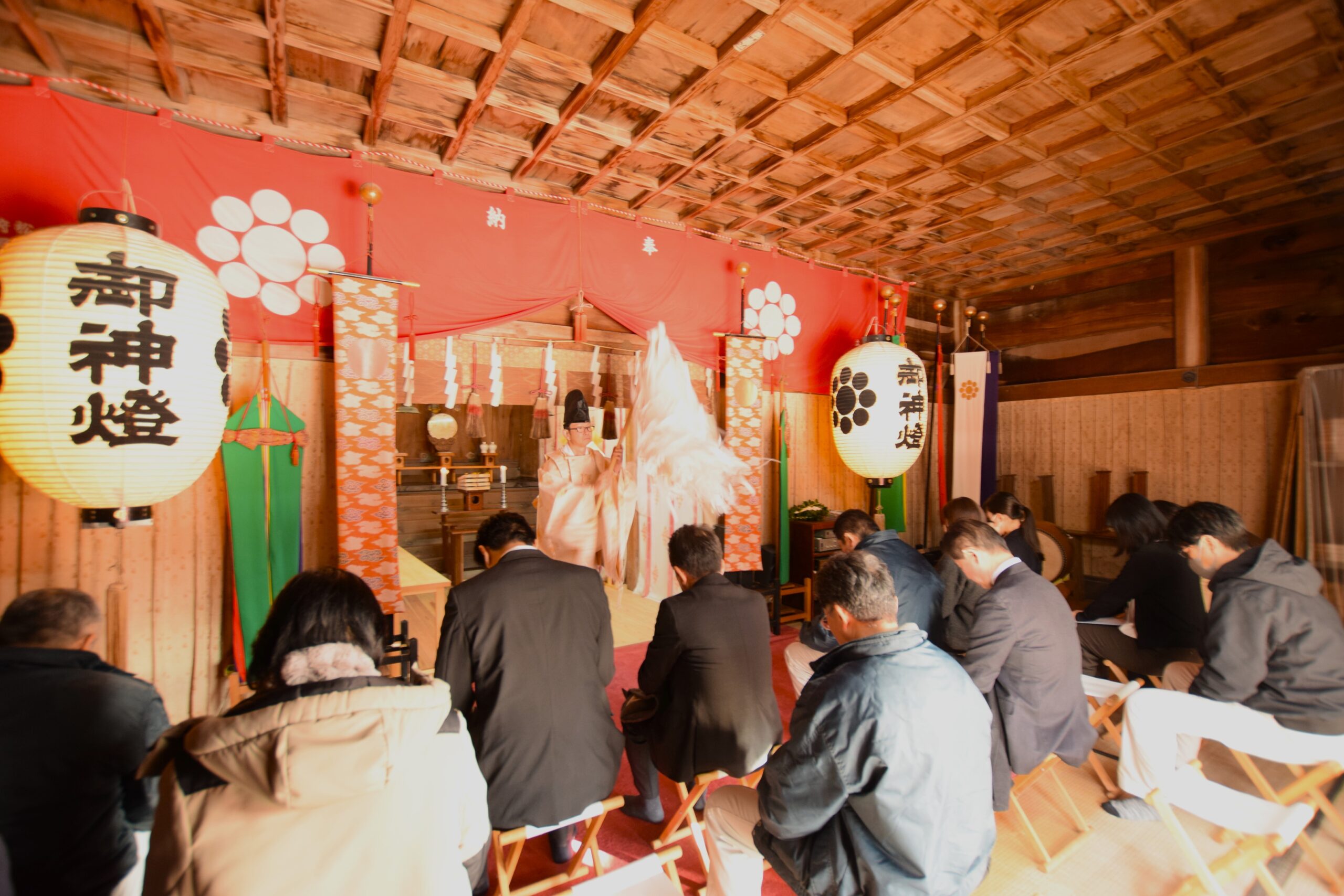 御祈祷をしていただきました